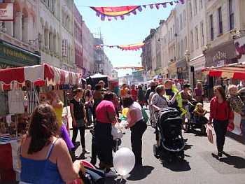 View of Kings Road St Leonards, looking south