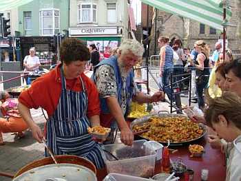 Exotic offerings from a Kings Road stall, St Leonards