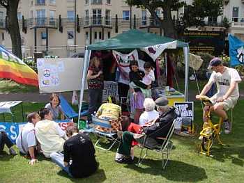 In the Gardens at Warrior Square, St Leonards