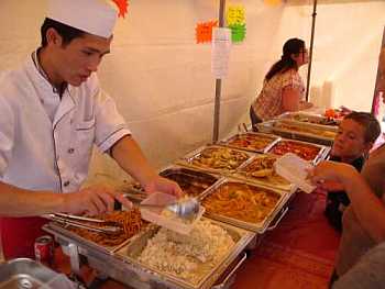 Exotic offerings from a Kings Road stall, St.Leonards