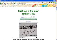 Hastings in the Snow