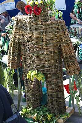 Hastings Jack in the Green - the wicker man