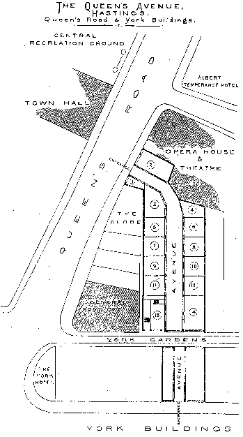 Plan of Queens Arcade