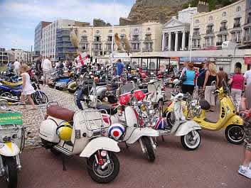 Scooter in Hastings
