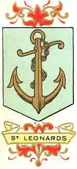 The fouled anchor - emblem of St Leonards on sea
