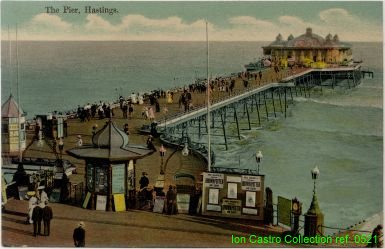 "The Pier, Hastings" c 1910