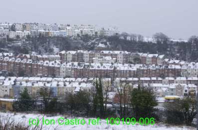 Hastings in the snow