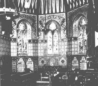 Interior of St.Andrew's Church showing Tessell's work