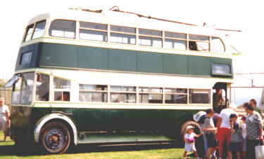 Hastings' last trolleybus  BDY 809, 